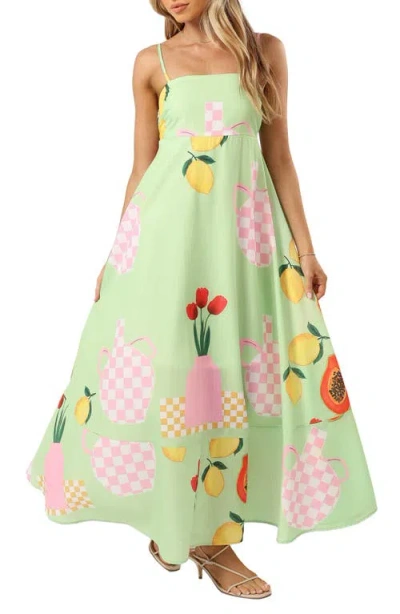 Petal And Pup Petal & Pup Brea Maxi Dress In Green