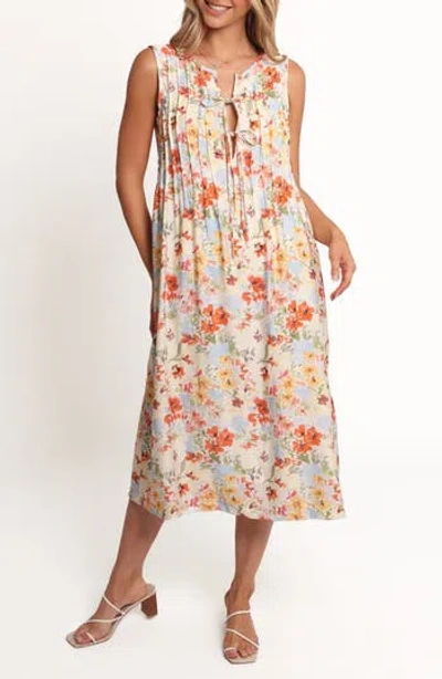 Petal And Pup Petal & Pup Breeze A-line Midi Dress In Multi