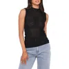 Petal And Pup Petal & Pup Brody Sheer Knit Tank In Black