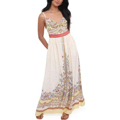 Petal And Pup Petal & Pup Caelia Print Sleeveless Maxi Dress In Multi