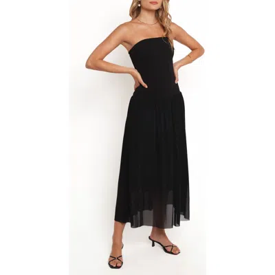 Petal And Pup Petal & Pup Caitie Strapless Sundress In Black