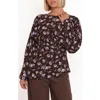 Petal And Pup Petal & Pup Calantha Floral Top In Animal Print
