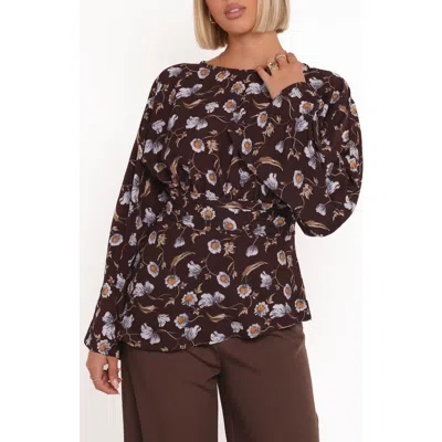 Petal And Pup Petal & Pup Calantha Floral Top In Animal Print