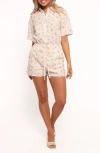 Petal And Pup Petal & Pup Calypso Short Sleeve Romper In White