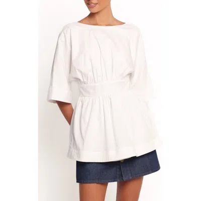 Petal And Pup Petal & Pup Camila Open Back Top In Red