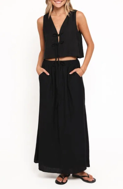 Petal And Pup Petal & Pup Captie Tank & Maxi Skirt Set In Black