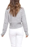 Petal And Pup Petal & Pup Captivate Tie Hem Sweater In Gray
