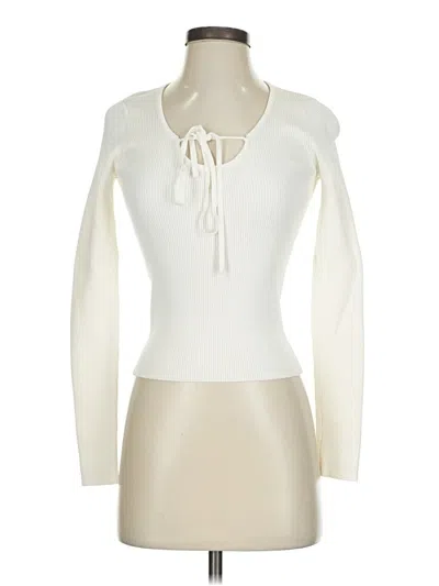 Pre-owned Petal And Pup Cardigan Sweater In White