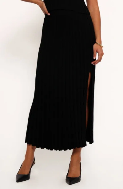Petal And Pup Petal & Pup Carson Knit Midi Skirt In Black