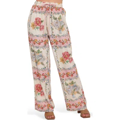 Petal And Pup Petal & Pup Cascais Rose Tile Pants In Multi