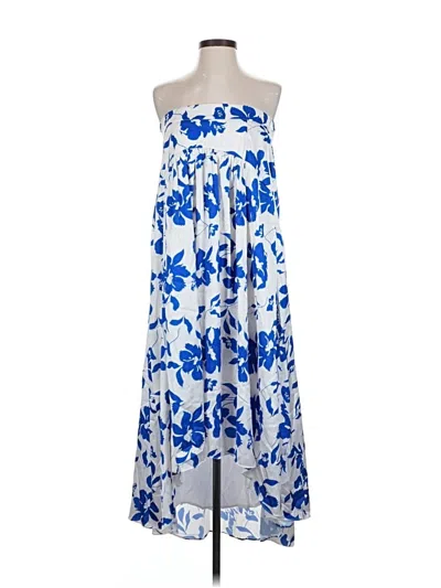 Pre-owned Petal And Pup Casual Dress In Blue