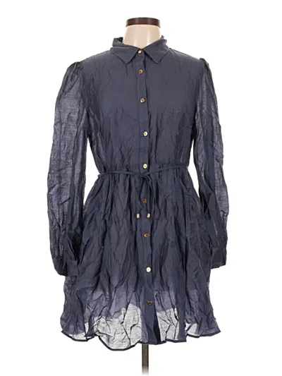 Pre-owned Petal And Pup Casual Dress In Blue