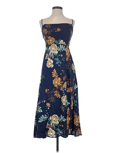 Pre-owned Petal And Pup Casual Dress In Blue