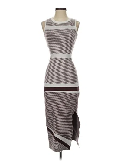 Pre-owned Petal And Pup Casual Dress In Gray