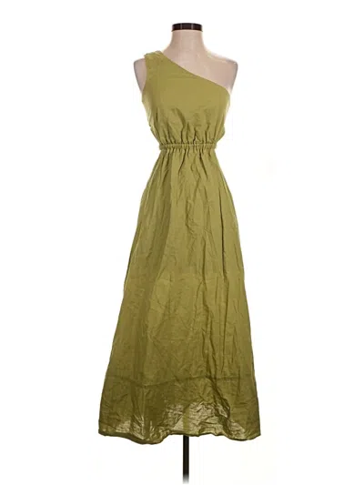 Pre-owned Petal And Pup Casual Dress In Green