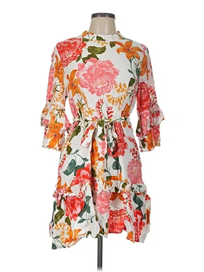 Pre-owned Petal And Pup Casual Dress In Orange