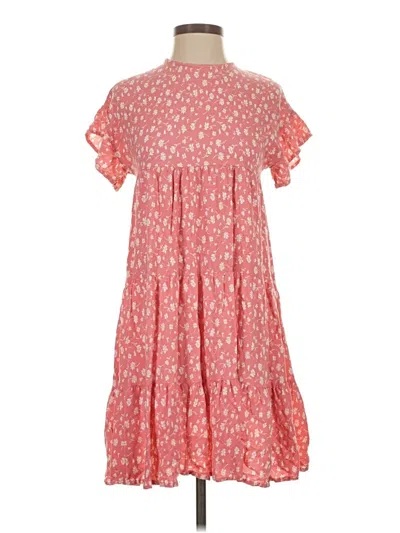 Pre-owned Petal And Pup Casual Dress In Pink
