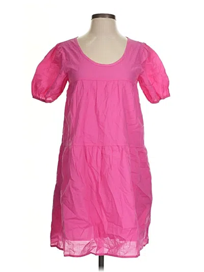 Pre-owned Petal And Pup Casual Dress In Pink
