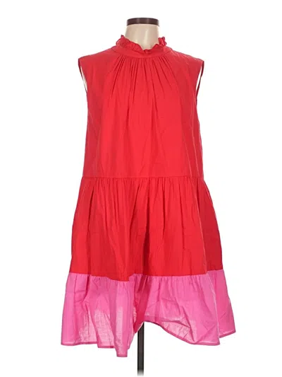 Pre-owned Petal And Pup Casual Dress In Red
