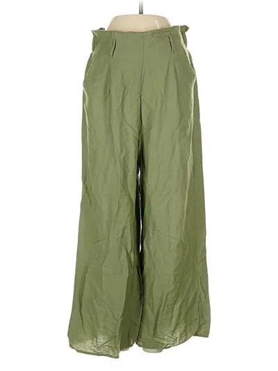 Pre-owned Petal And Pup Casual Pants In Green
