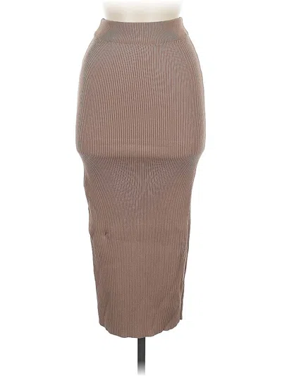 Pre-owned Petal And Pup Casual Skirt In Brown