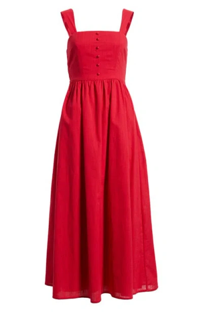 Petal And Pup Petal & Pup Caty Maxi Sundress In Red