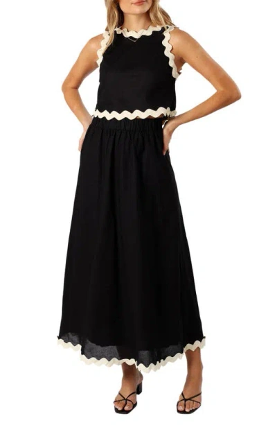 Petal And Pup Chrissy Two Piece Set In Black