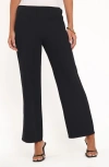 Petal And Pup Petal & Pup Clark Wide Leg Crepe Pants In Black