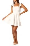 Petal And Pup Petal & Pup Clea Tie Strap Minidress In White