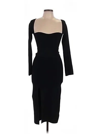 Pre-owned Petal And Pup Cocktail Dress In Black