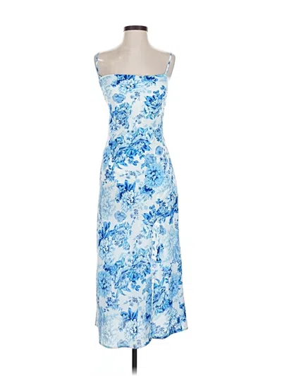 Pre-owned Petal And Pup Cocktail Dress In Blue
