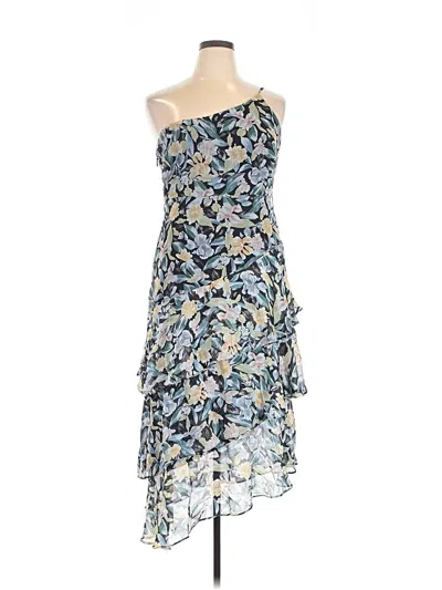 Pre-owned Petal And Pup Cocktail Dress In Blue