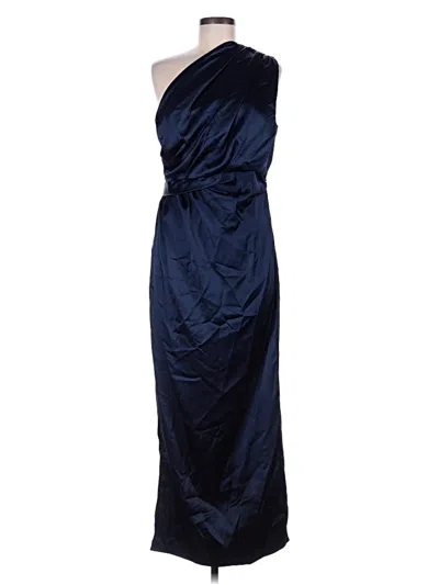 Pre-owned Petal And Pup Cocktail Dress In Blue