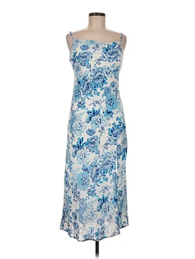 Pre-owned Petal And Pup Cocktail Dress In Blue