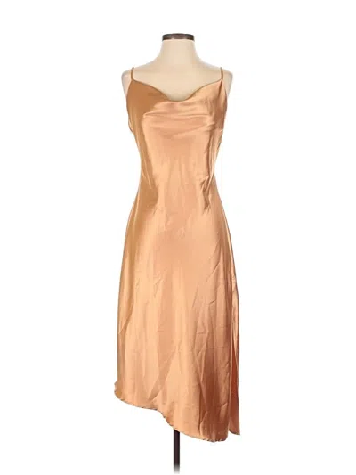 Pre-owned Petal And Pup Cocktail Dress In Brown