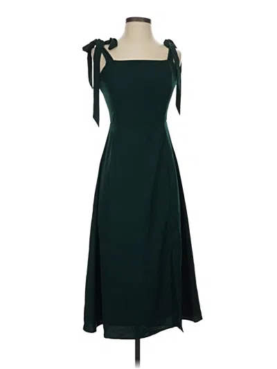 Pre-owned Petal And Pup Cocktail Dress In Green