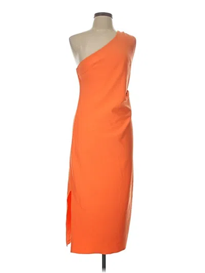 Pre-owned Petal And Pup Cocktail Dress In Orange