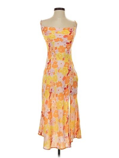 Pre-owned Petal And Pup Cocktail Dress In Orange
