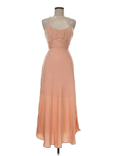 Pre-owned Petal And Pup Cocktail Dress In Tan