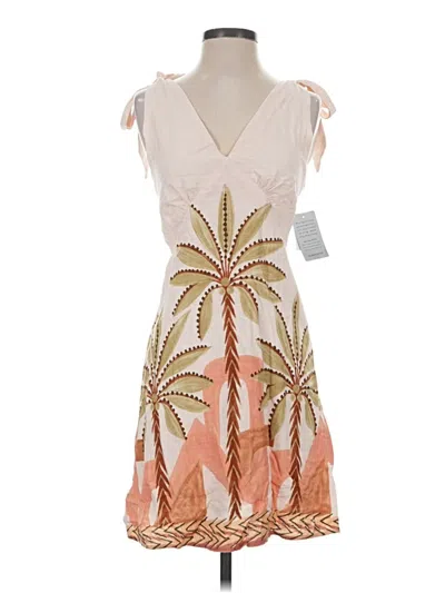 Pre-owned Petal And Pup Cocktail Dress In Tan