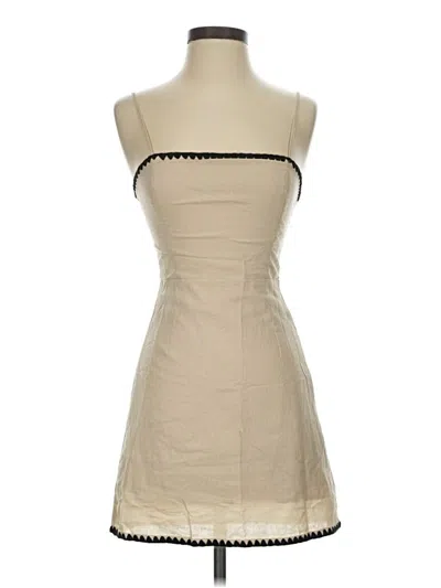 Pre-owned Petal And Pup Cocktail Dress In Tan