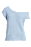 Petal And Pup Petal & Pup Coco One-shoulder Knit Top In Blue