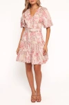 Petal And Pup Petal & Pup Columbia Floral Print Belted Dress In Multi