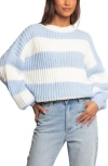 Petal And Pup Petal & Pup Courtney Stripe Chunky Sweater In Blue