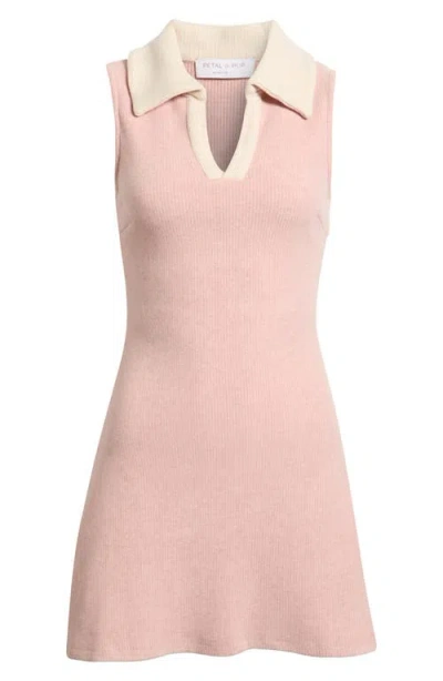 Petal And Pup Petal & Pup Curtis Polo Minidress In Pink