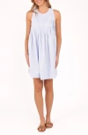 Petal And Pup Petal & Pup Daniela Pintuck Minidress In Blue