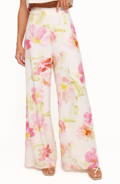 Petal And Pup Petal & Pup Devlin Floral High Waist Wide Leg Pants In Multi
