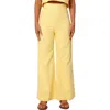 Petal And Pup Petal & Pup Devlin Linen Wide Leg Pants In Yellow