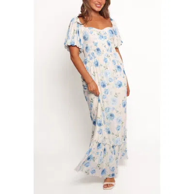Petal And Pup Petal & Pup Devon Short Sleeve A-line Maxi Dress In White