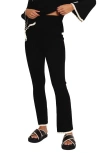 Petal And Pup Petal & Pup Dora Rib Knit Ankle Pants In Black